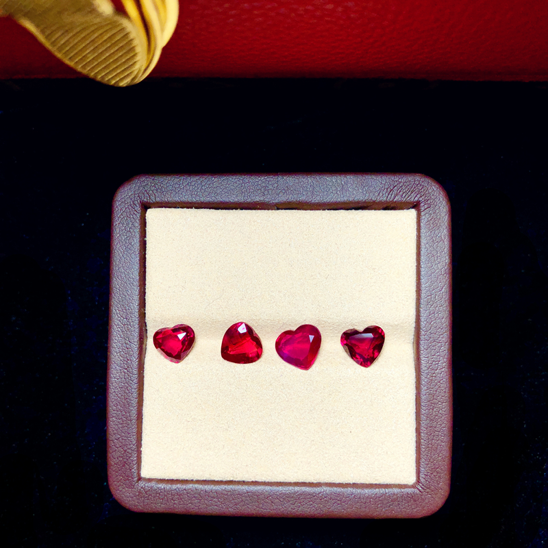 2.01克拉天然无烧心形红宝石鸽血红GRS证书可定制戒指吊坠两用款